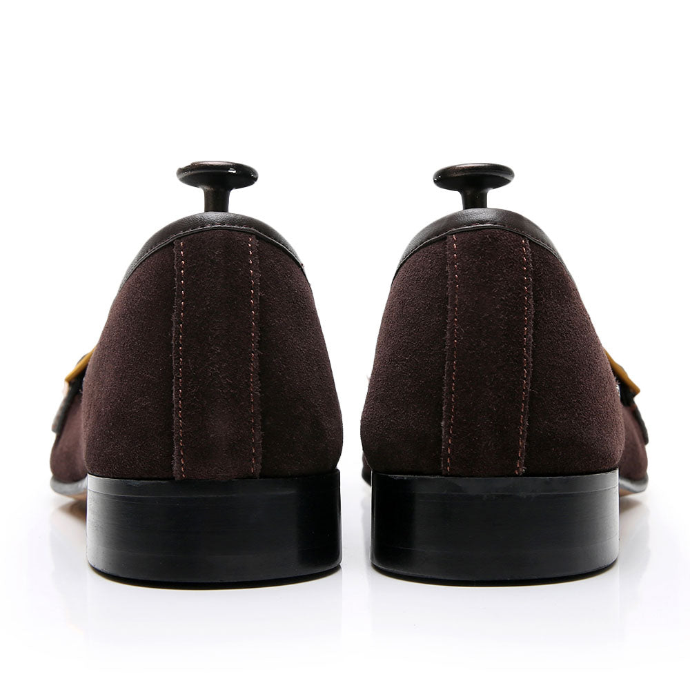Belgian Leather British Style Slip-On Lazy Casual Loafers