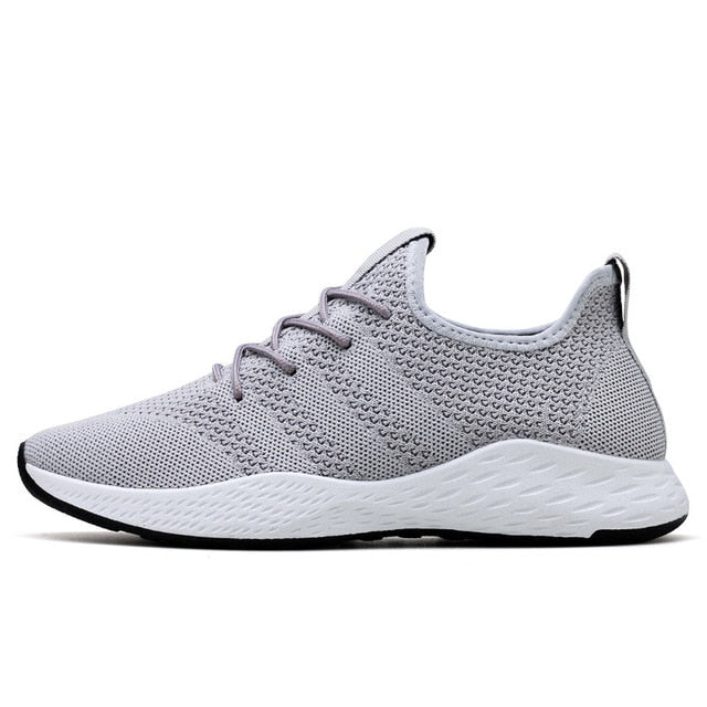 Breathable Men Sneakers Male Shoes Adult Red Black Gray High Quality Comfortable Non-slip Soft Mesh Men Shoes Summer Size 39-46