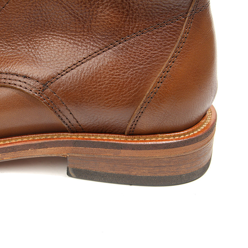 7 hole mid cut color martin boots men's work boots