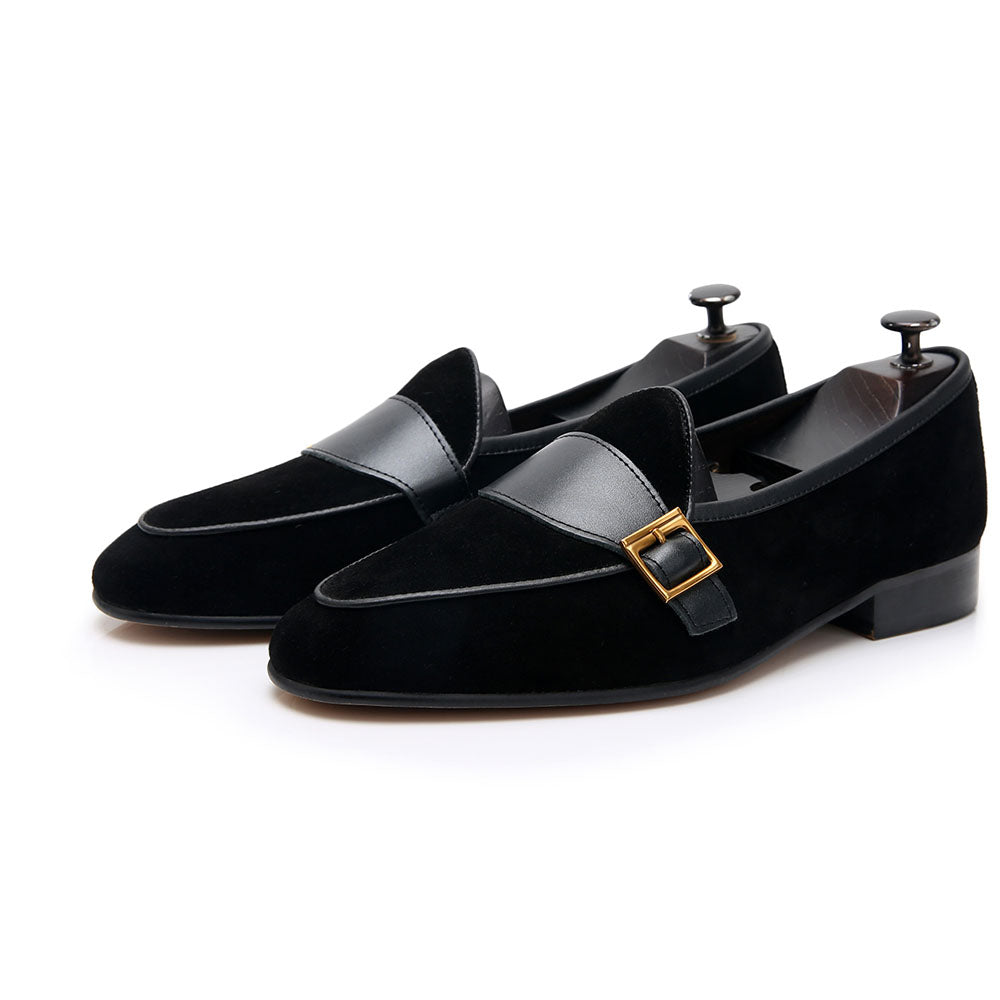 Belgian Leather British Style Slip-On Lazy Casual Loafers