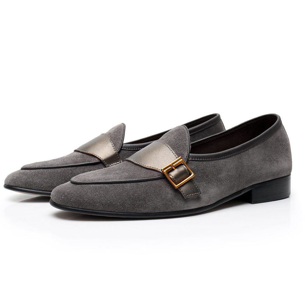 Belgian Leather British Style Slip-On Lazy Casual Loafers